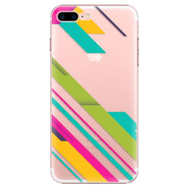 Plastové puzdro iSaprio - Color Stripes 03 - iPhone 7 Plus