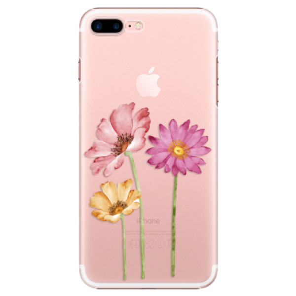 Plastové puzdro iSaprio - Three Flowers - iPhone 7 Plus