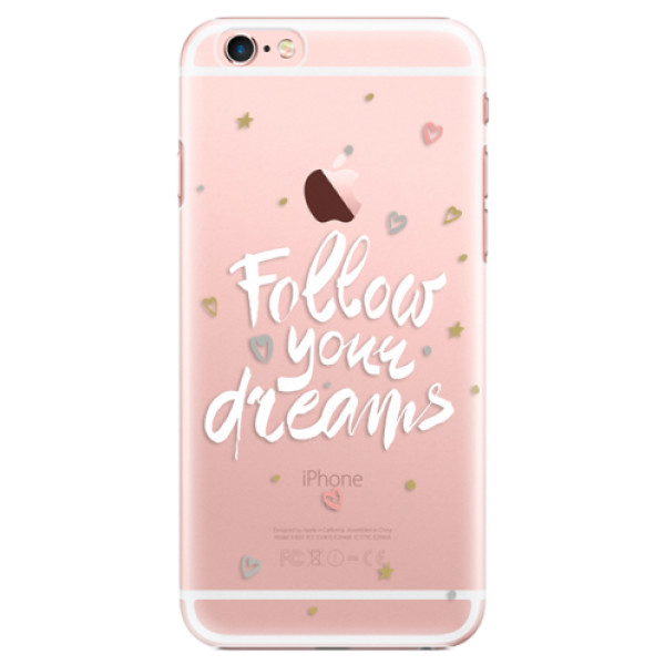 Plastové puzdro iSaprio - Follow Your Dreams - white - iPhone 6 Plus/6S Plus