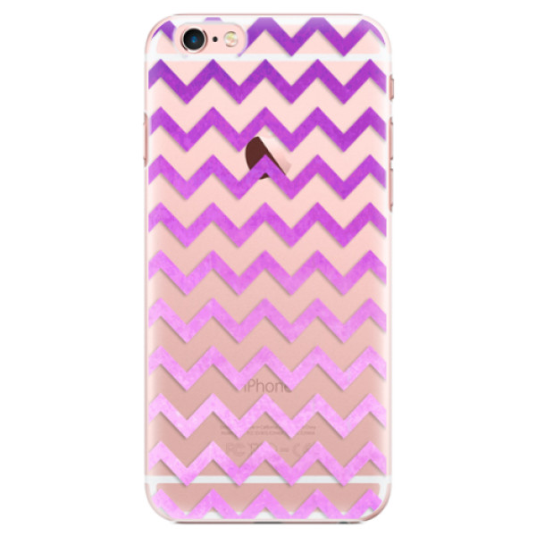 Plastové puzdro iSaprio - Zigzag - purple - iPhone 6 Plus/6S Plus