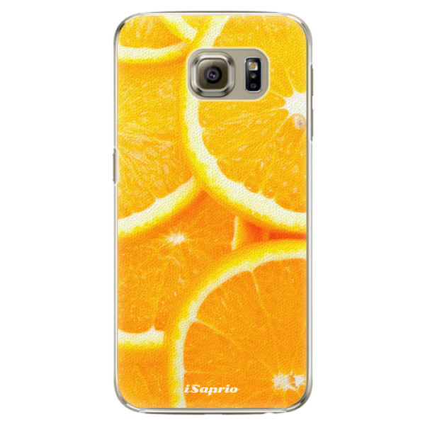 Plastové puzdro iSaprio - Orange 10 - Samsung Galaxy S6