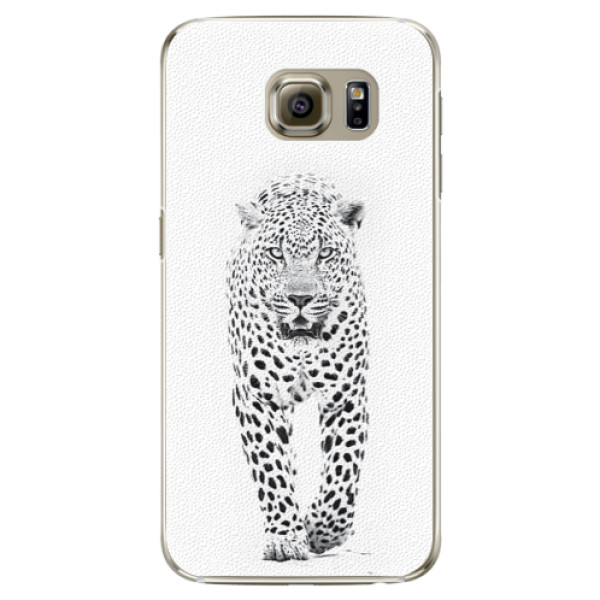 Plastové puzdro iSaprio - White Jaguar - Samsung Galaxy S6