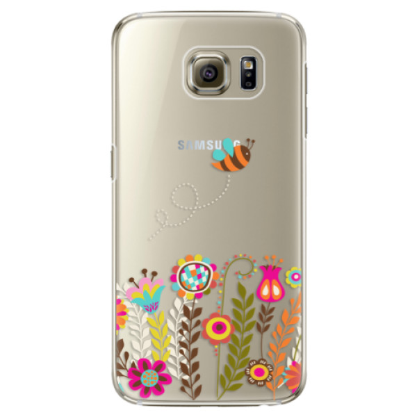 Plastové puzdro iSaprio - Bee 01 - Samsung Galaxy S6 Edge