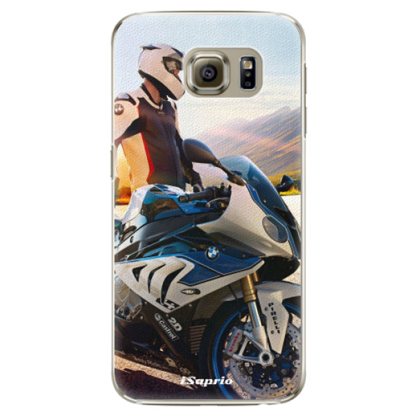 Plastové puzdro iSaprio - Motorcycle 10 - Samsung Galaxy S6 Edge Plus