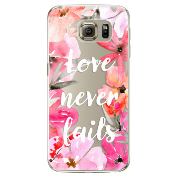 Plastové puzdro iSaprio - Love Never Fails - Samsung Galaxy S6 Edge Plus