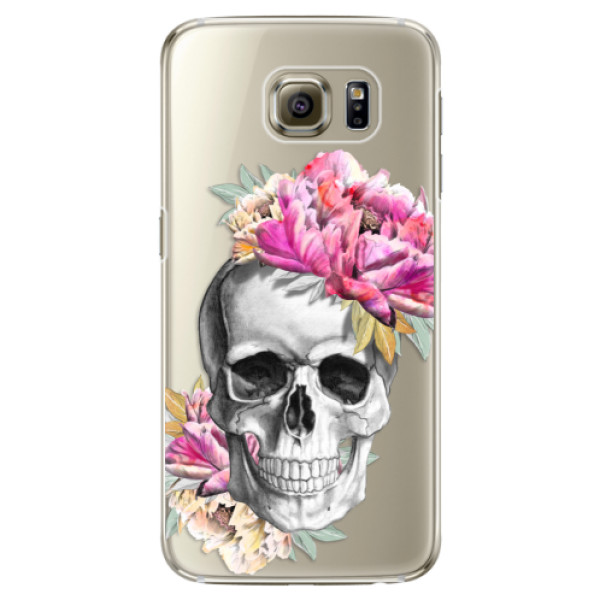 Plastové puzdro iSaprio - Pretty Skull - Samsung Galaxy S6 Edge Plus