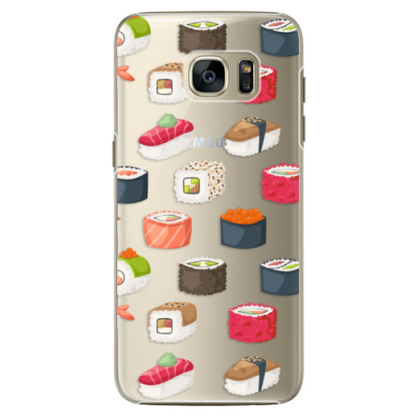 Plastové puzdro iSaprio - Sushi Pattern - Samsung Galaxy S7 Edge