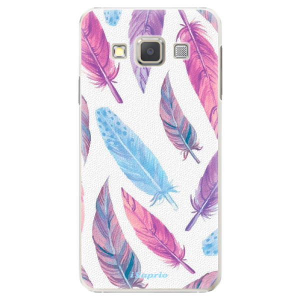 Plastové puzdro iSaprio - Feather Pattern 10 - Samsung Galaxy A7