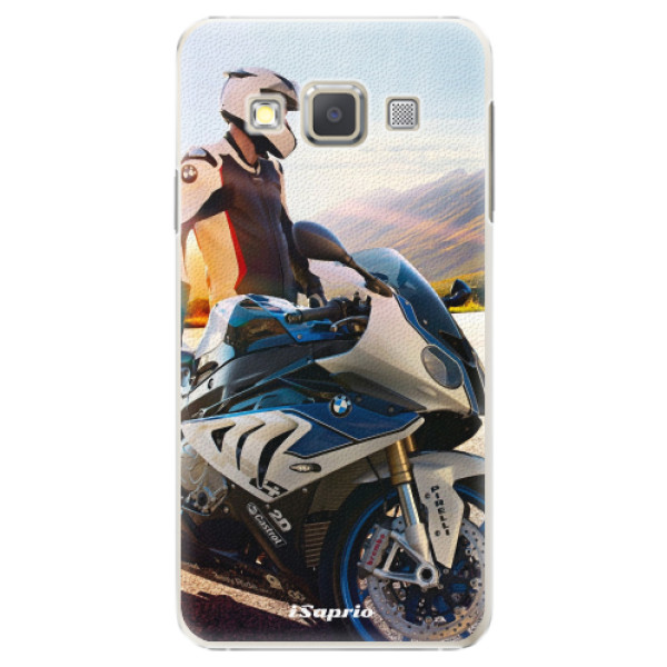 Plastové puzdro iSaprio - Motorcycle 10 - Samsung Galaxy A7