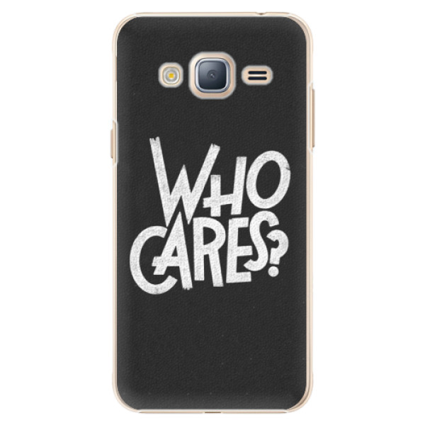 Plastové puzdro iSaprio - Who Cares - Samsung Galaxy J3 2016
