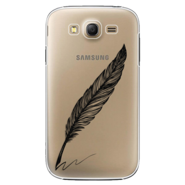 Plastové puzdro iSaprio - Writing By Feather - black - Samsung Galaxy Grand Neo Plus