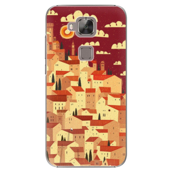 Plastové puzdro iSaprio - Mountain City - Huawei Ascend G8