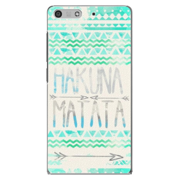Plastové puzdro iSaprio - Hakuna Matata Green - Huawei Ascend P7 Mini