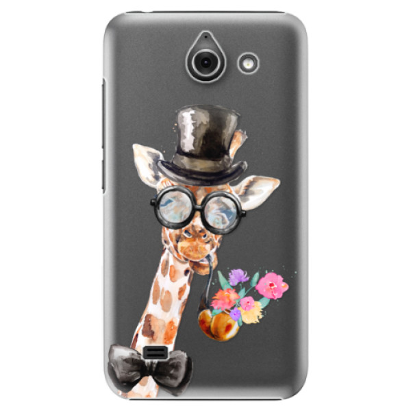 Plastové puzdro iSaprio - Sir Giraffe - Huawei Ascend Y550
