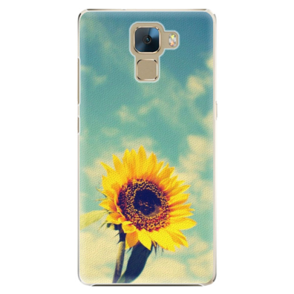 Plastové puzdro iSaprio - Sunflower 01 - Huawei Honor 7