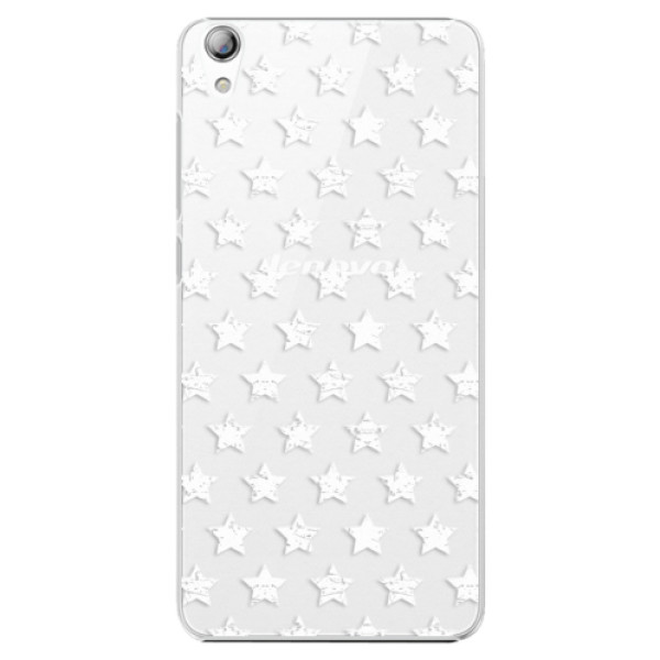 Plastové puzdro iSaprio - Stars Pattern - white - Lenovo S850