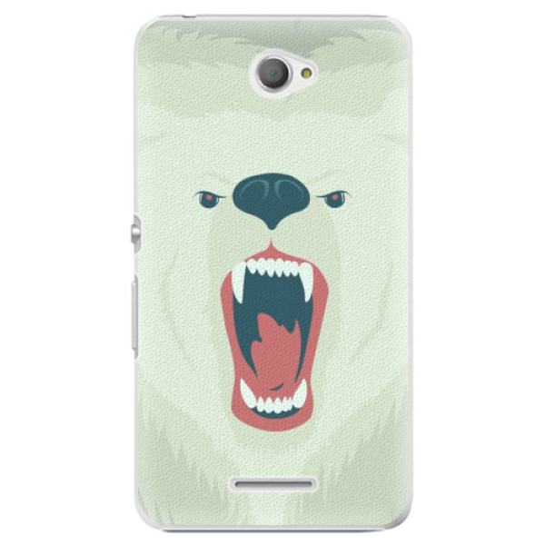 Plastové puzdro iSaprio - Angry Bear - Sony Xperia E4