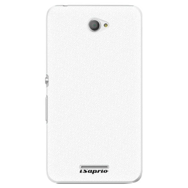 Plastové puzdro iSaprio - 4Pure - bílý - Sony Xperia E4