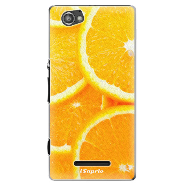 Plastové puzdro iSaprio - Orange 10 - Sony Xperia M