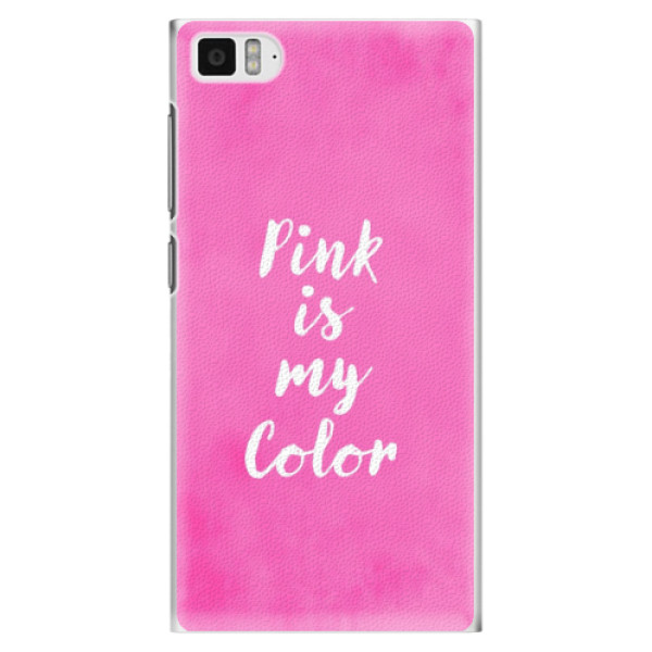 Plastové puzdro iSaprio - Pink is my color - Xiaomi Mi3