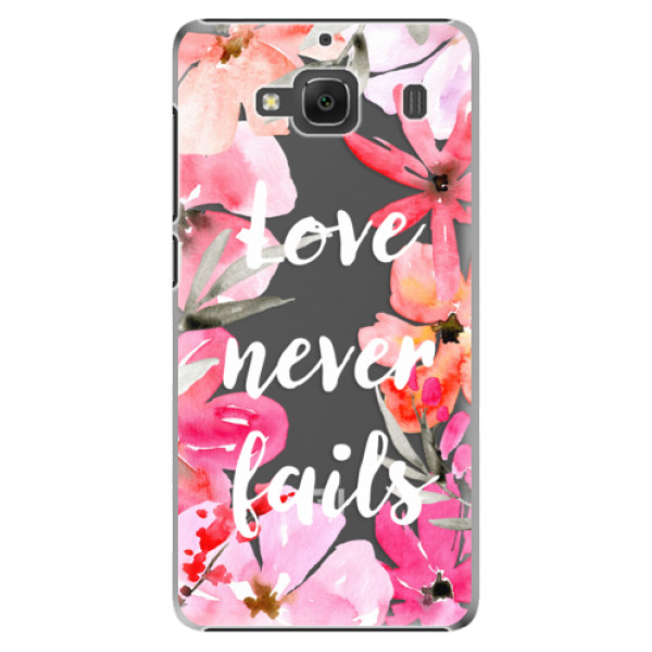 Plastové puzdro iSaprio - Love Never Fails - Xiaomi Redmi 2