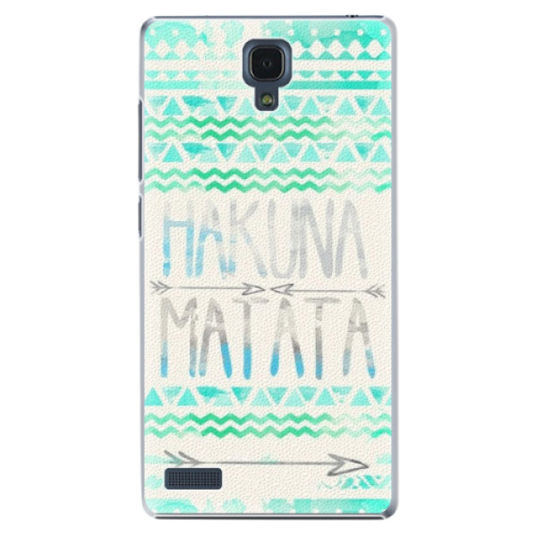 Plastové puzdro iSaprio - Hakuna Matata Green - Xiaomi Redmi Note
