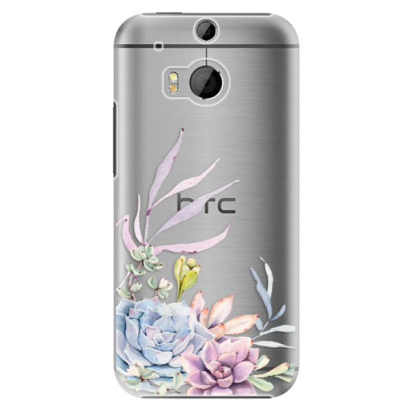 Plastové puzdro iSaprio - Succulent 01 - HTC One M8