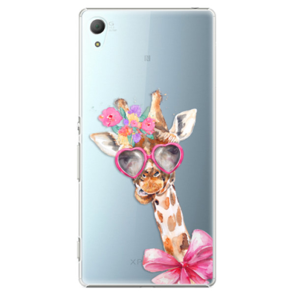 Plastové puzdro iSaprio - Lady Giraffe - Sony Xperia Z3+ / Z4