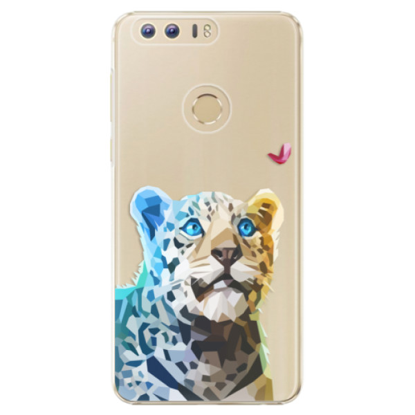 Plastové puzdro iSaprio - Leopard With Butterfly - Huawei Honor 8