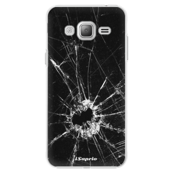 Plastové puzdro iSaprio - Broken Glass 10 - Samsung Galaxy J3