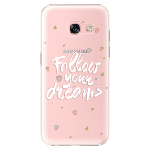 Plastové puzdro iSaprio - Follow Your Dreams - white - Samsung Galaxy A3 2017
