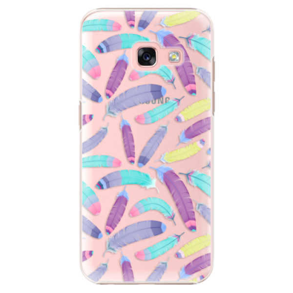 Plastové puzdro iSaprio - Feather Pattern 01 - Samsung Galaxy A3 2017