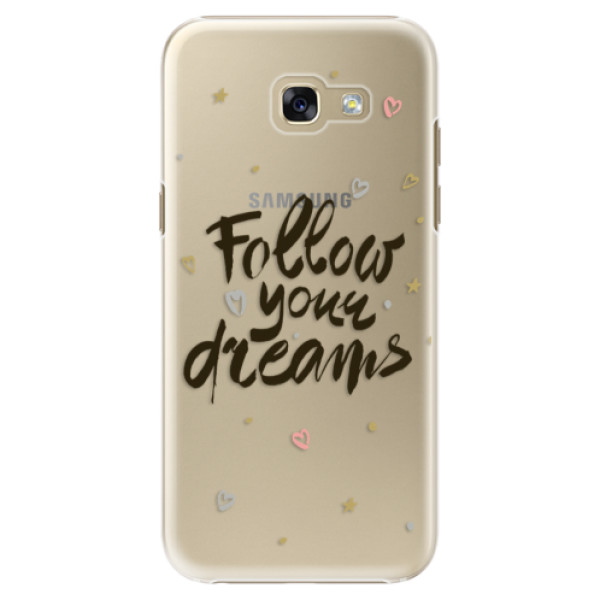 Plastové puzdro iSaprio - Follow Your Dreams - black - Samsung Galaxy A5 2017