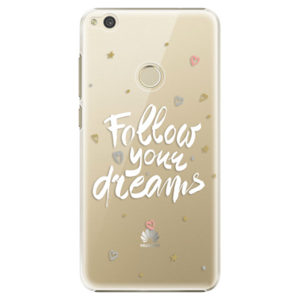Plastové puzdro iSaprio - Follow Your Dreams - white - Huawei P9 Lite 2017