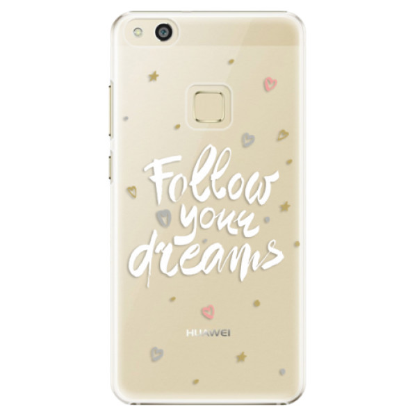 Plastové puzdro iSaprio - Follow Your Dreams - white - Huawei P10 Lite
