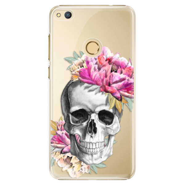 Plastové puzdro iSaprio - Pretty Skull - Huawei Honor 8 Lite