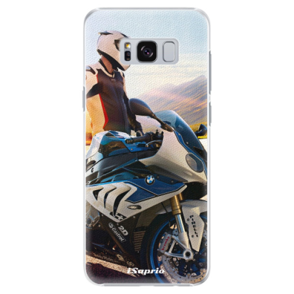 Plastové puzdro iSaprio - Motorcycle 10 - Samsung Galaxy S8 Plus