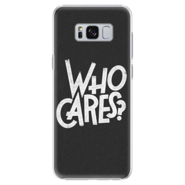 Plastové puzdro iSaprio - Who Cares - Samsung Galaxy S8 Plus