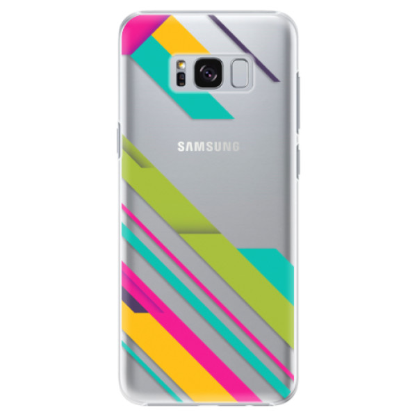 Plastové puzdro iSaprio - Color Stripes 03 - Samsung Galaxy S8 Plus