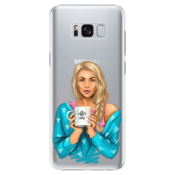 Plastové puzdro iSaprio - Coffe Now - Blond - Samsung Galaxy S8 Plus