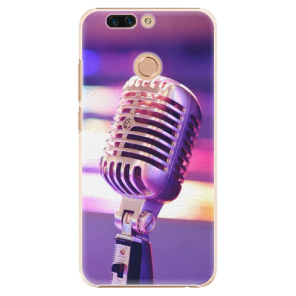 Plastové puzdro iSaprio - Vintage Microphone - Huawei Honor 8 Pro