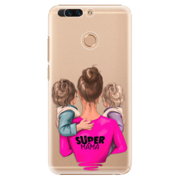 Plastové puzdro iSaprio - Super Mama - Two Boys - Huawei Honor 8 Pro