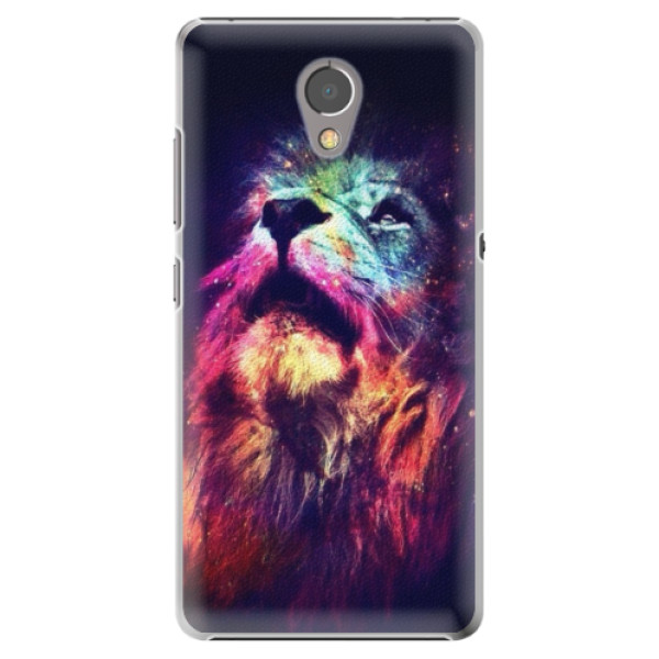 Plastové puzdro iSaprio - Lion in Colors - Lenovo P2