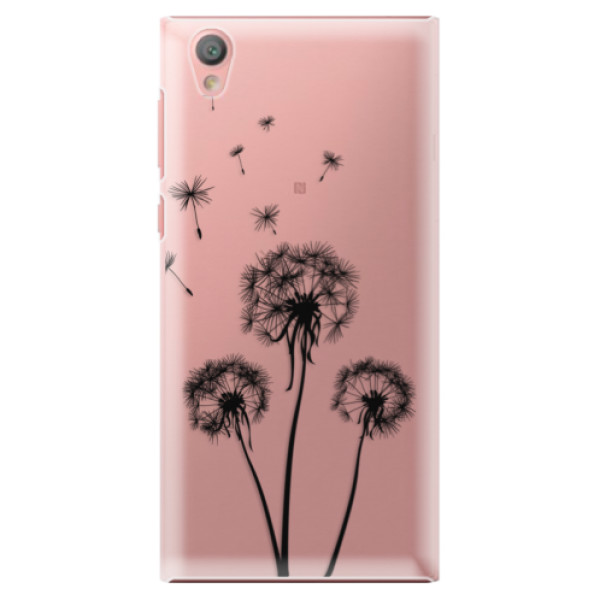 Plastové puzdro iSaprio - Three Dandelions - black - Sony Xperia L1