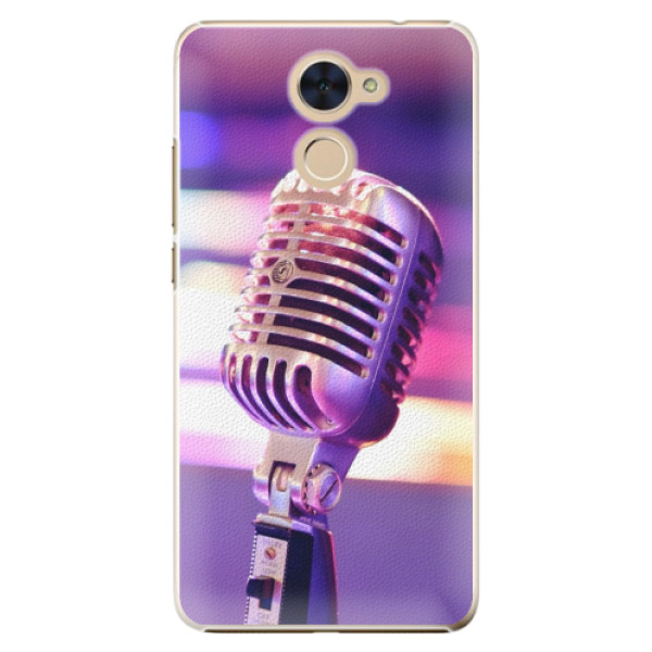 Plastové puzdro iSaprio - Vintage Microphone - Huawei Y7 / Y7 Prime