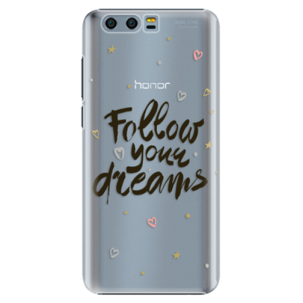 Plastové puzdro iSaprio - Follow Your Dreams - black - Huawei Honor 9