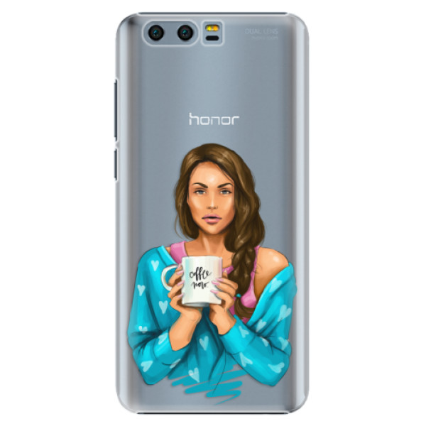 Plastové puzdro iSaprio - Coffe Now - Brunette - Huawei Honor 9