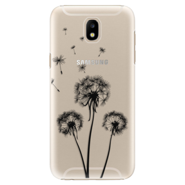 Plastové puzdro iSaprio - Three Dandelions - black - Samsung Galaxy J5 2017