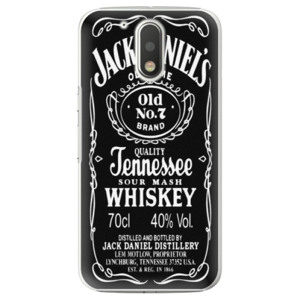 Plastové puzdro iSaprio - Jack Daniels - Lenovo Moto G4 / G4 Plus
