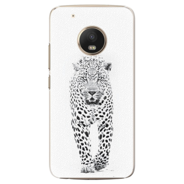 Plastové puzdro iSaprio - White Jaguar - Lenovo Moto G5 Plus